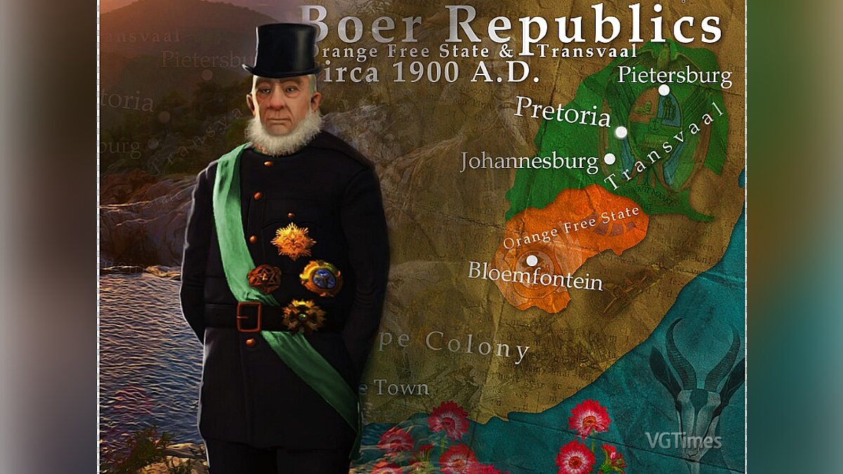 Sid Meier&#039;s Civilization 5 — South Africa with Paul Kruger in Russian (Translation)