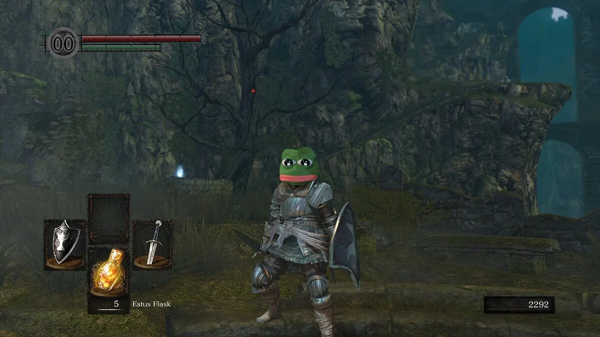 Dark Souls Remastered — Frog mask from memes