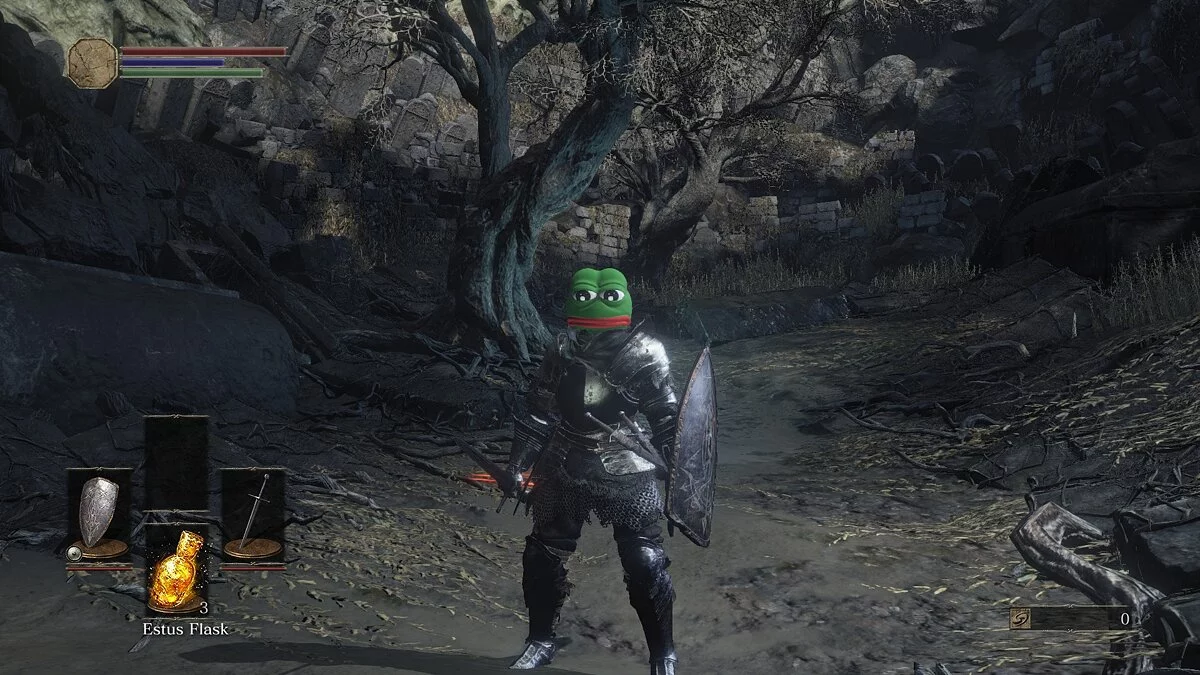 Dark Souls 3 — Frog mask from memes