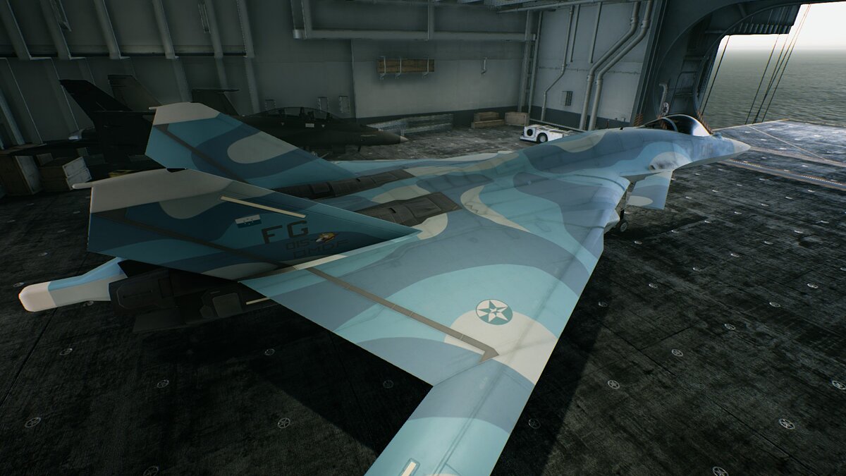 Ace Combat 7: Skies Unknown — CFA-44 in Nosferatu colors