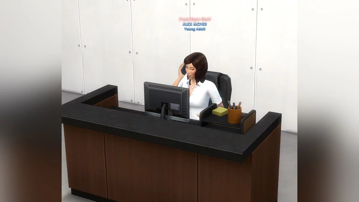 The Sims 4 — Адміністратор за стійкою реєстрації (29.10.2020)