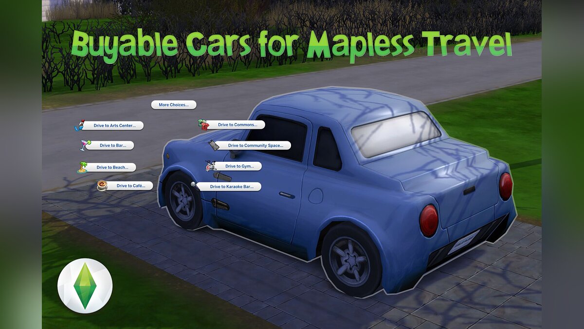 The Sims 4 — Functional cars