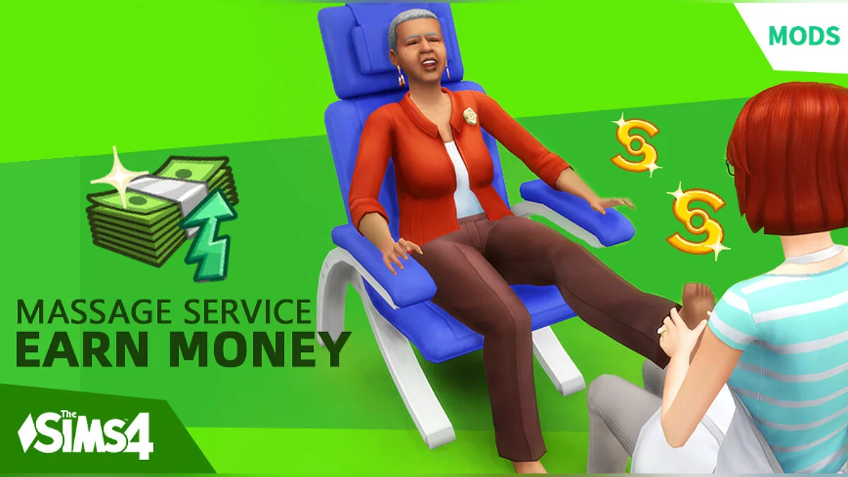 The Sims 4 — Consulta de masajes propia.