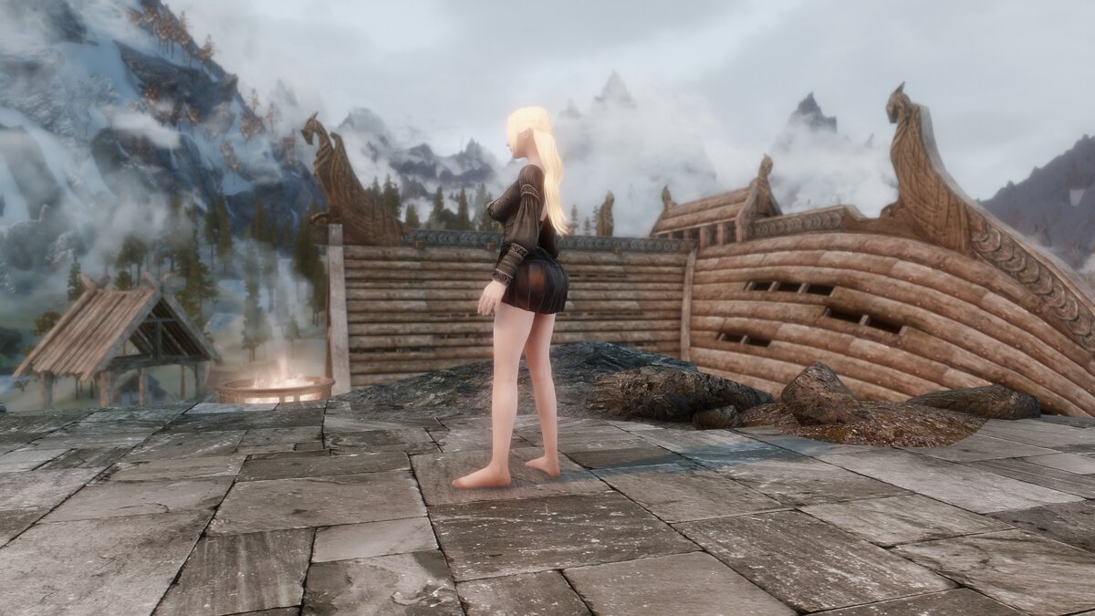 Elder Scrolls 5: Skyrim Special Edition — Longer female legs