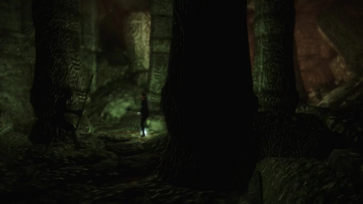 Elder Scrolls 5: Skyrim Special Edition — Зеленый свет от фонаря