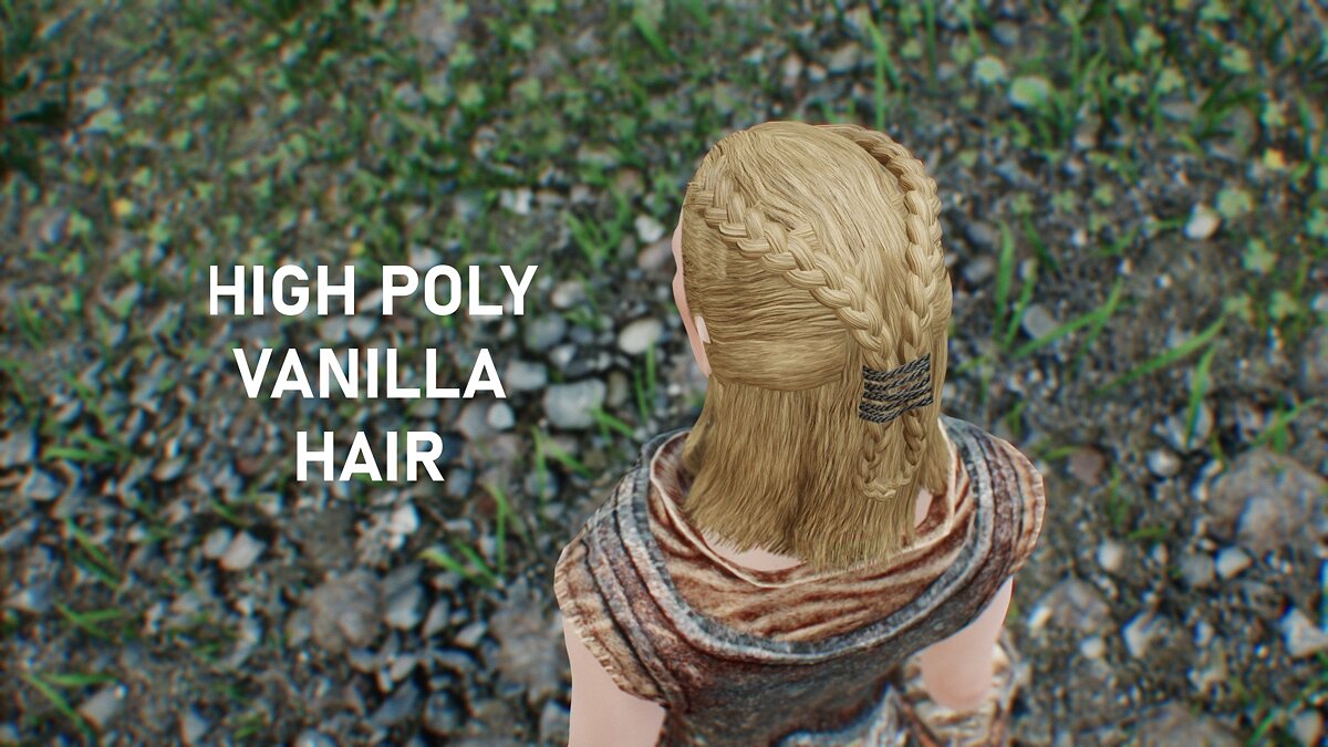 Elder Scrolls 5: Skyrim Special Edition — High poly hair