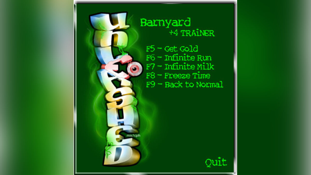 Barnyard — Trainer +4