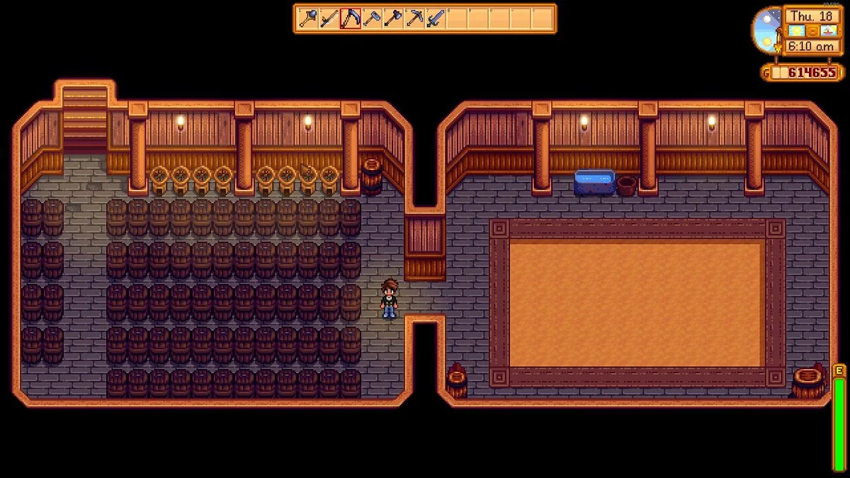 Stardew Valley — Reconstrucción del sótano