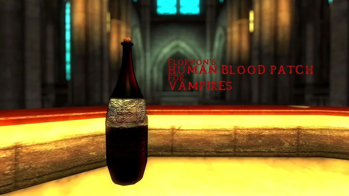 The Elder Scrolls 4: Oblivion — Botellas de sangre para vampiros.