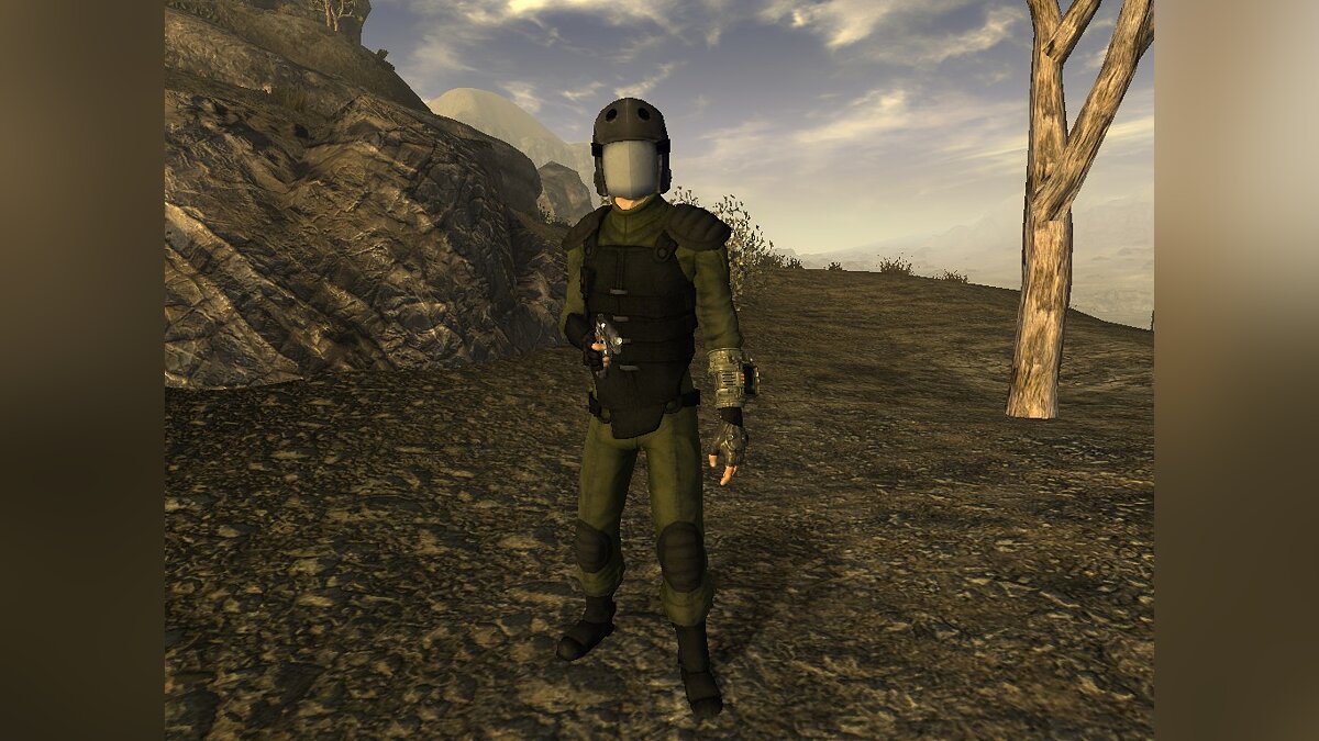 Fallout: New Vegas — Army green armor