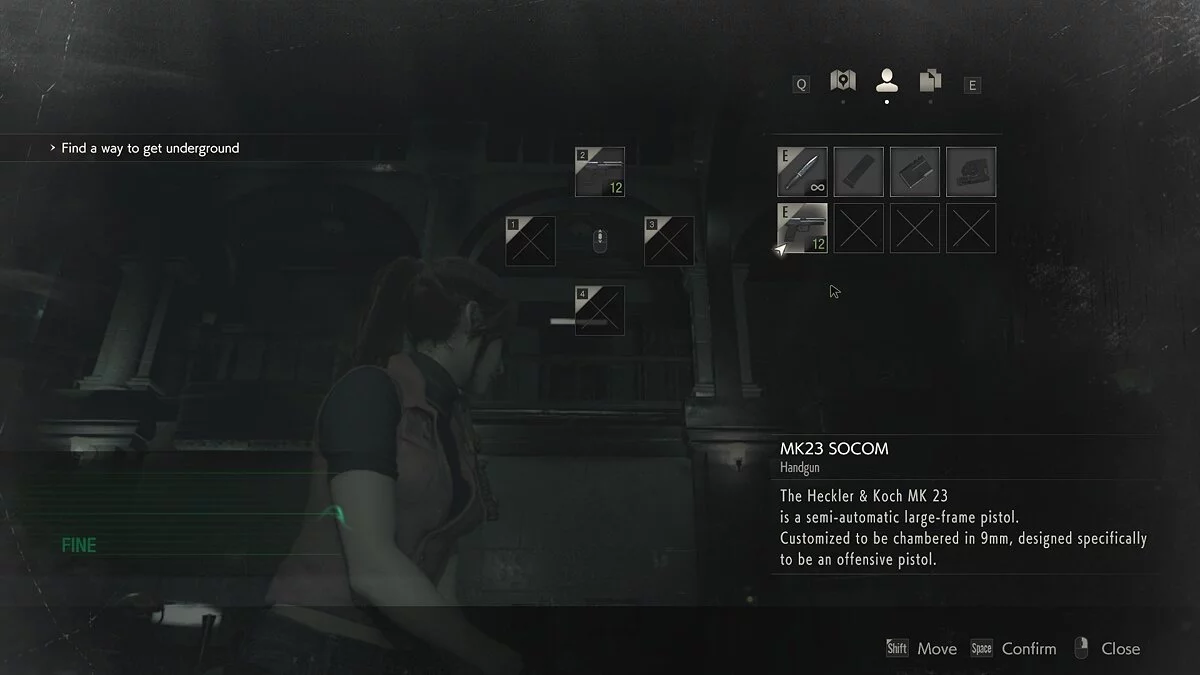 Resident Evil 2 — Пістолет MK23