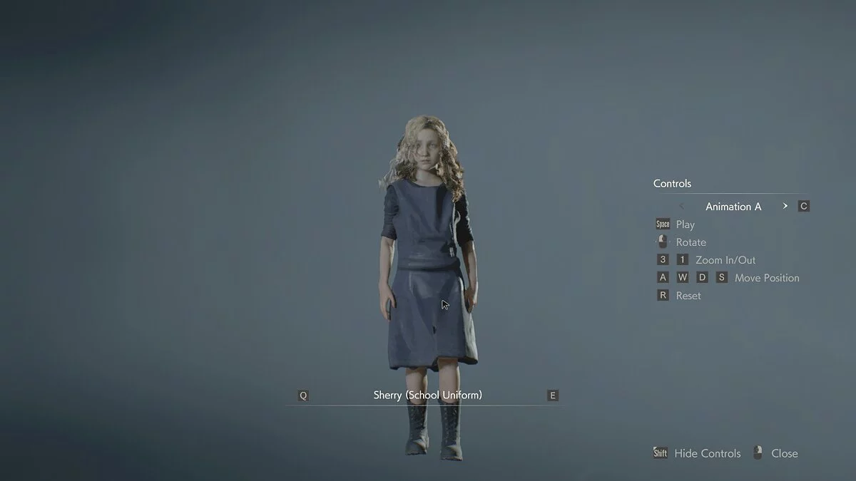 Resident Evil 2 — Шеррі в стилі Евелін