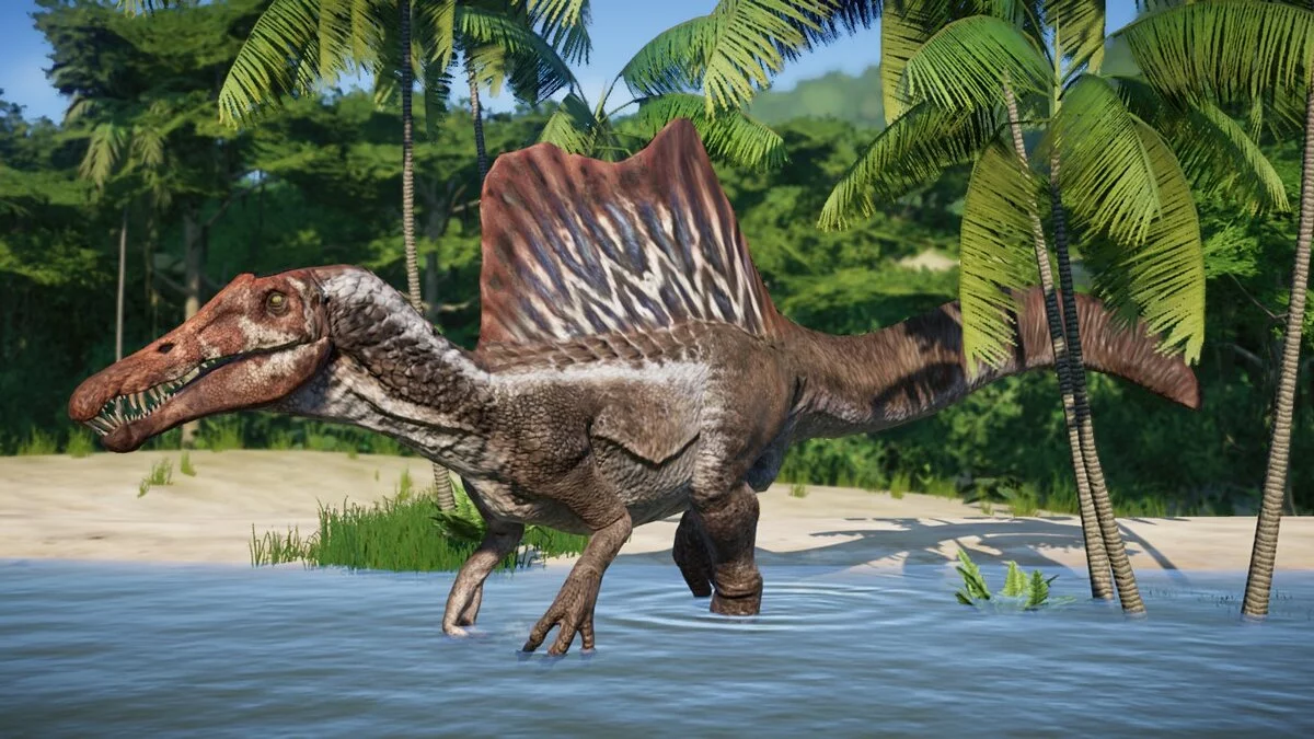 Jurassic World Evolution — Реалістичний спинозавр єгиптикус