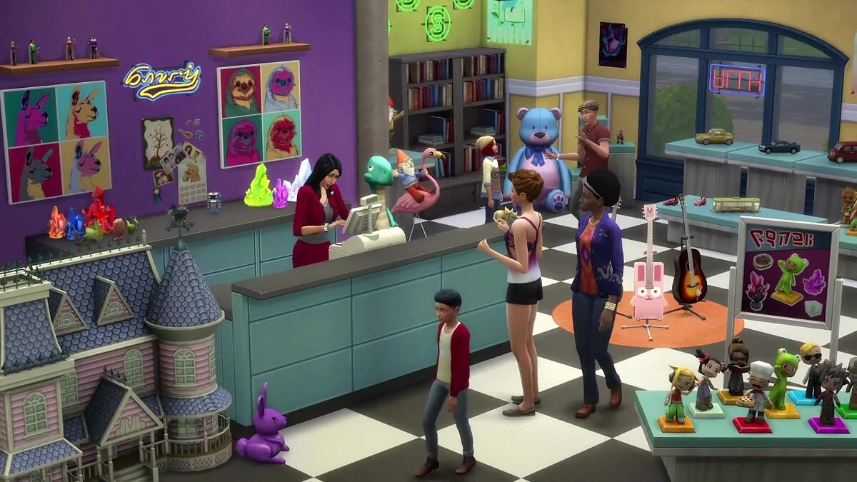 The Sims 4 — Overhauling employee hiring and improving the customer shopping experience