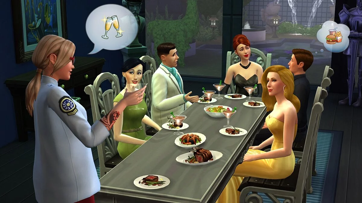 The Sims 4 — Choose who to invite to the table