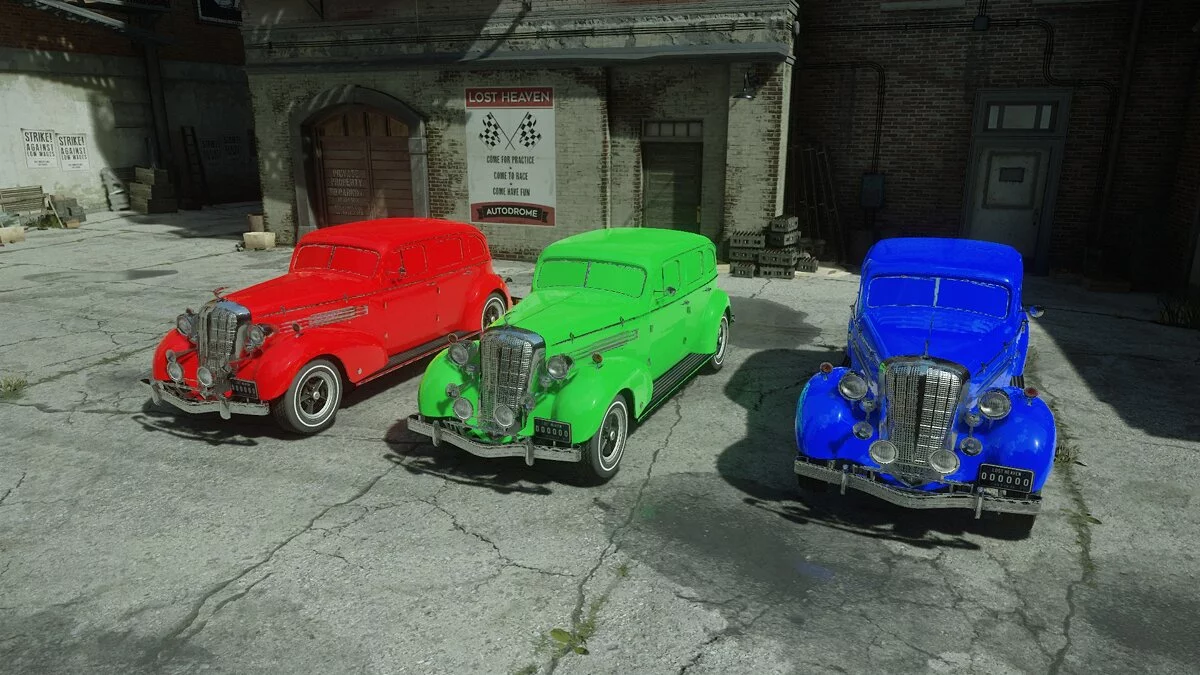 Mafia: Definitive Edition — Diferentes colores para autos.