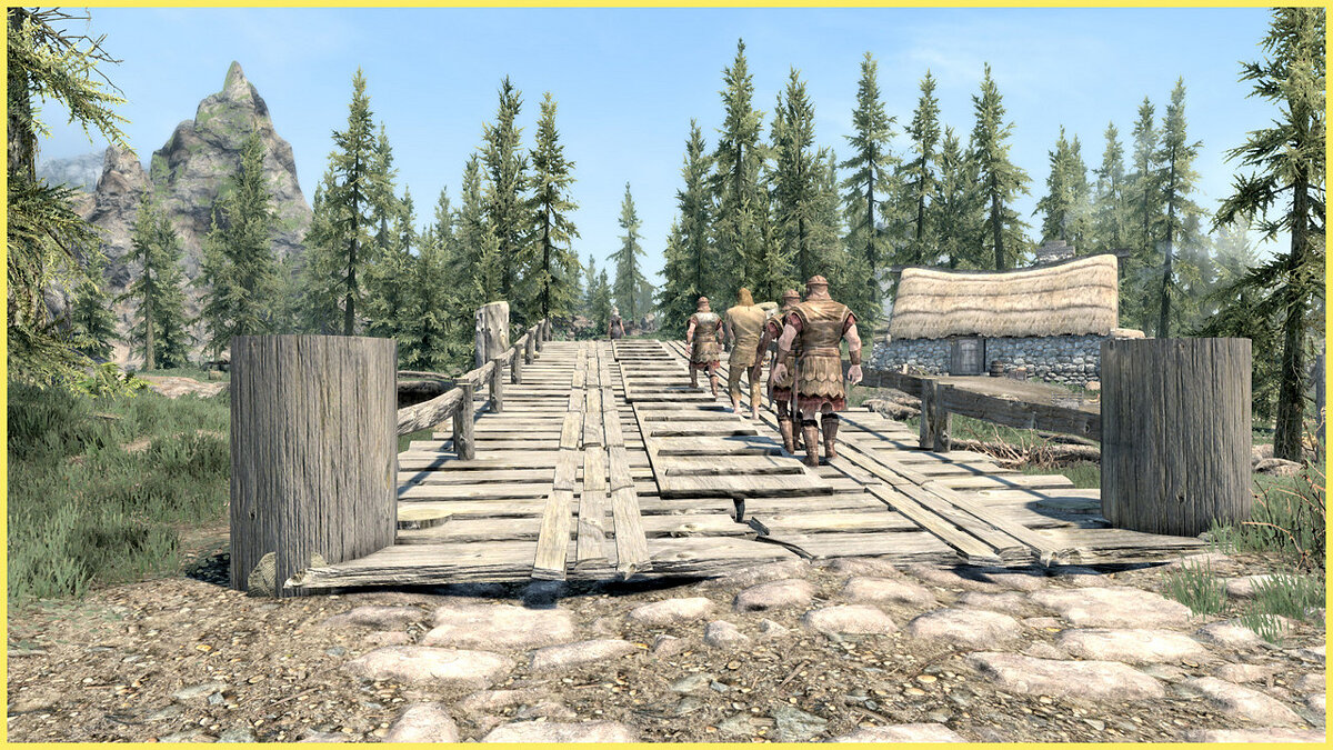 Elder Scrolls 5: Skyrim Special Edition — More wooden bridges