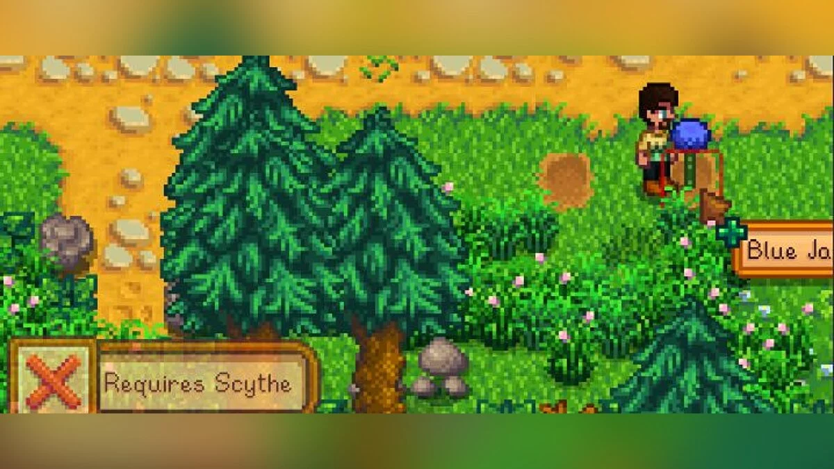 Stardew Valley — Сбор цветов косой