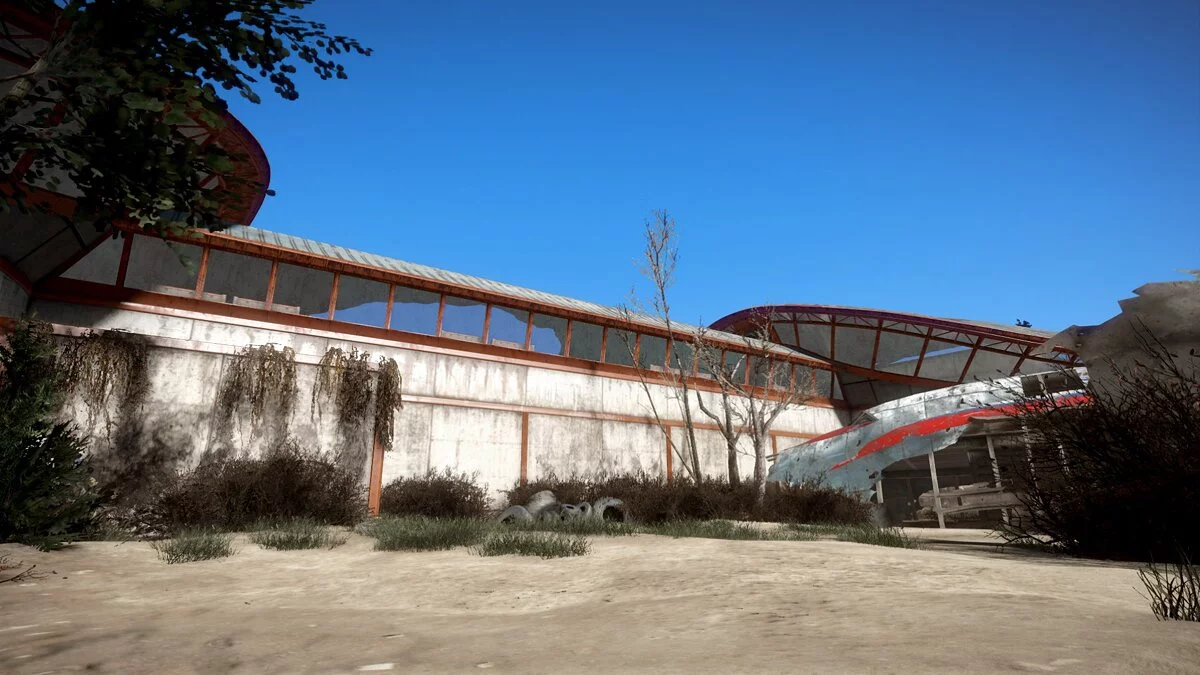 Fallout 4: Game of the Year Edition — Прозрачные окна в аэропорту Бостона