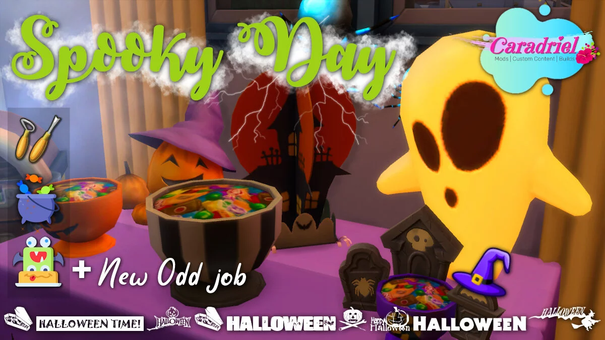 The Sims 4 — Traditions and side jobs for Halloween