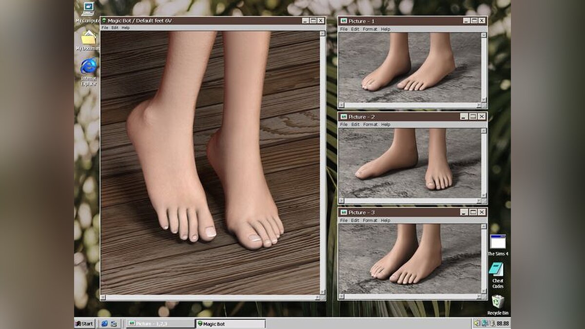 The Sims 4 — Realistic legs 6V (11/16/2020)