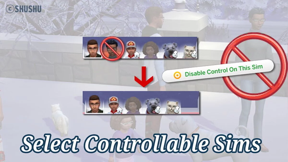 The Sims 4 — Selección de personajes controlables (15/11/2020)