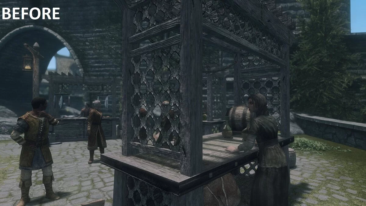 Elder Scrolls 5: Skyrim Special Edition — Трехмерная решетка для торговых стендов