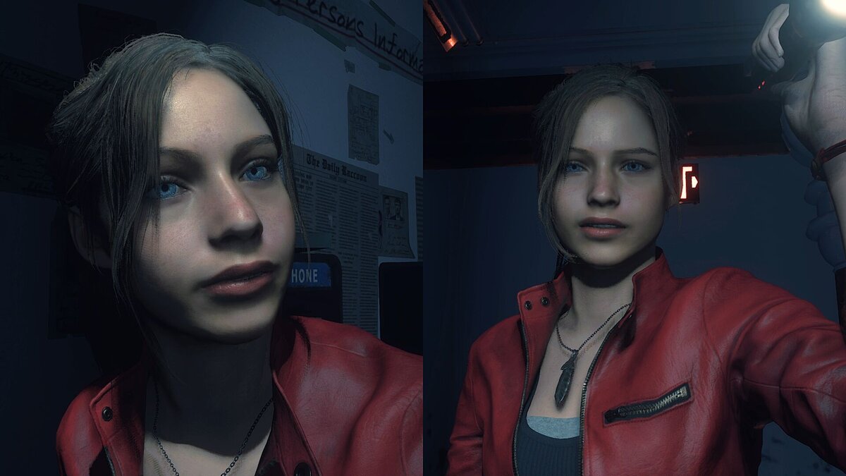 Resident Evil 2 — Bite and eye correction for Claire