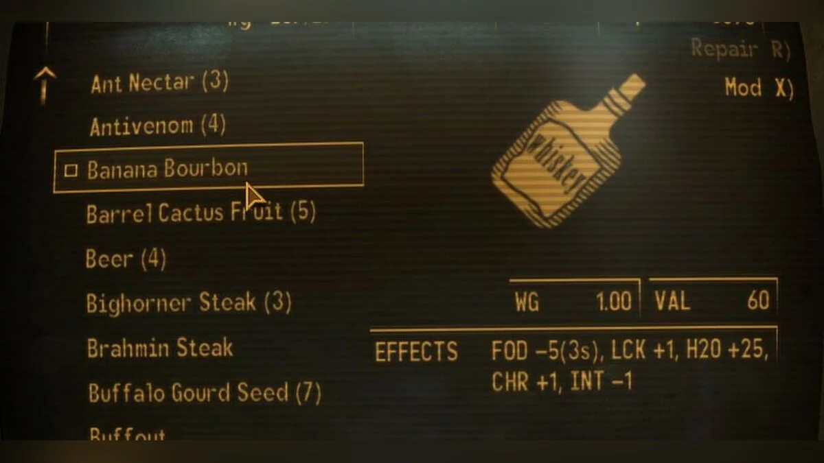 Fallout: New Vegas — Банановий бурбон