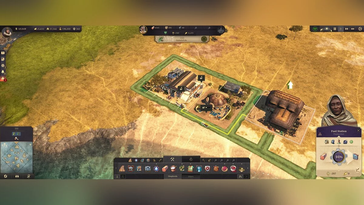 Anno 1800 — Заправна станція на дровах