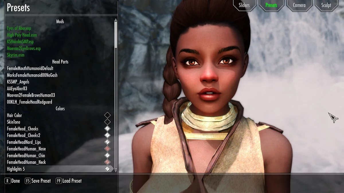 Elder Scrolls 5: Skyrim Special Edition — Далиа - пресет для главного героя