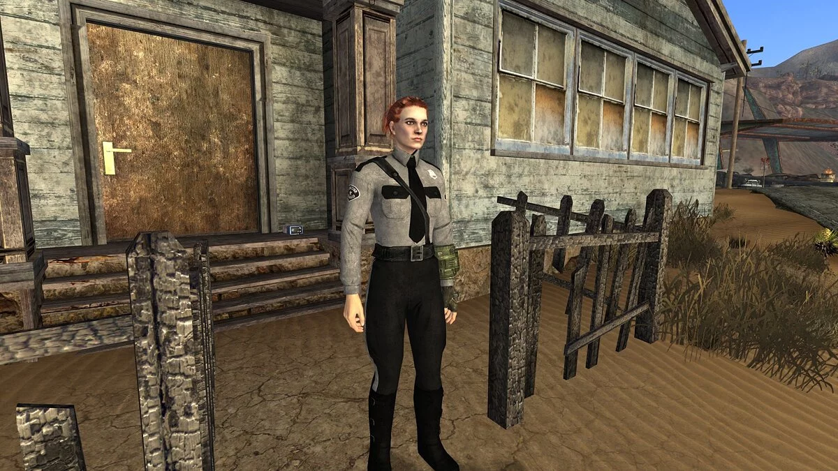 Fallout: New Vegas — uniforme de guardia de seguridad