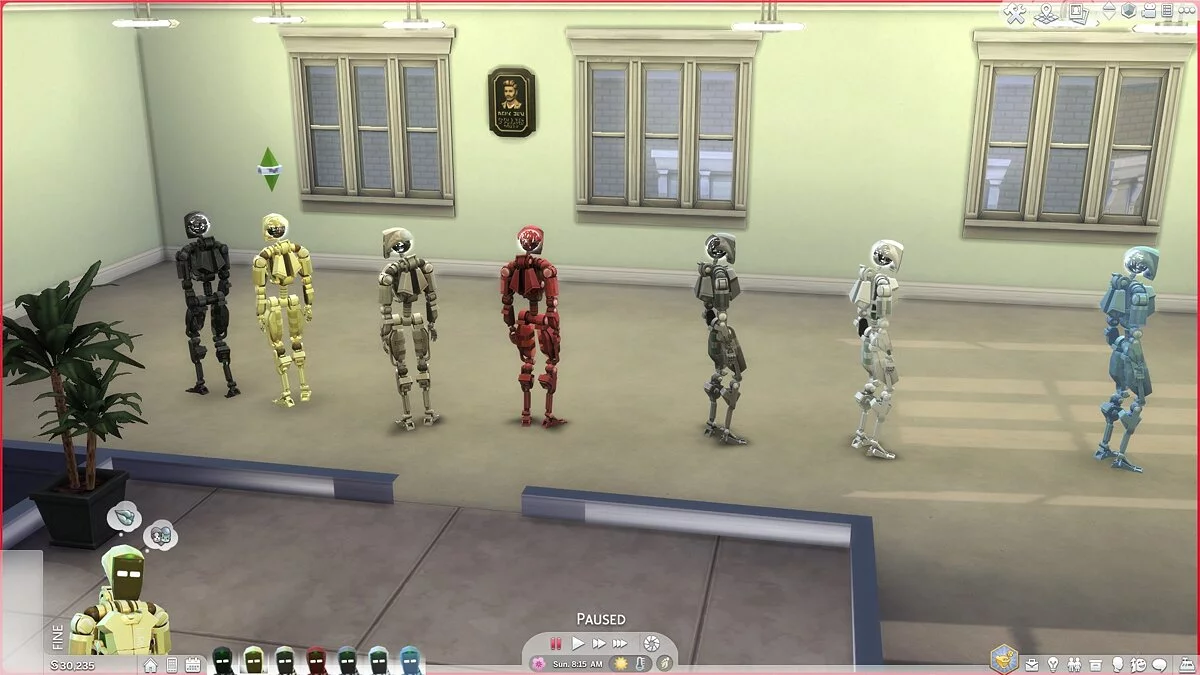 The Sims 4 — robots humanoides