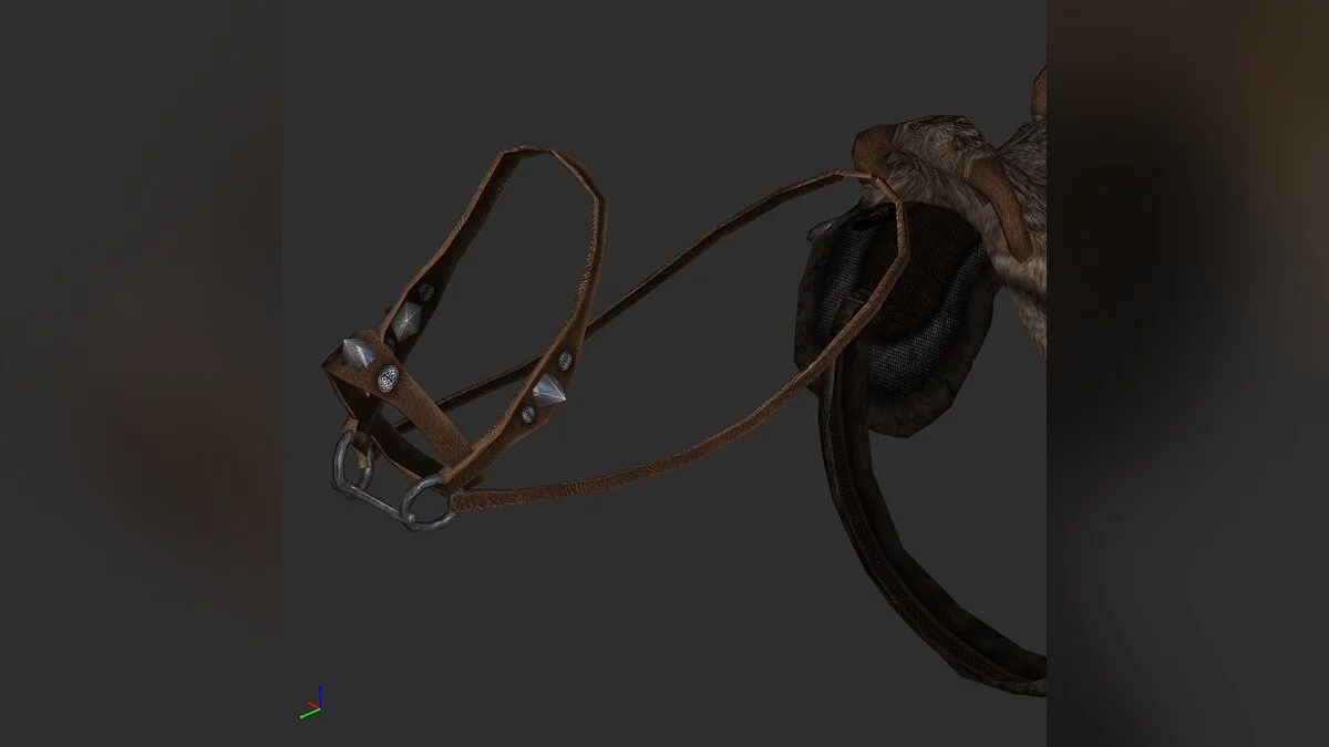 The Elder Scrolls 5: Skyrim Legendary Edition — HD текстуры седла лошади