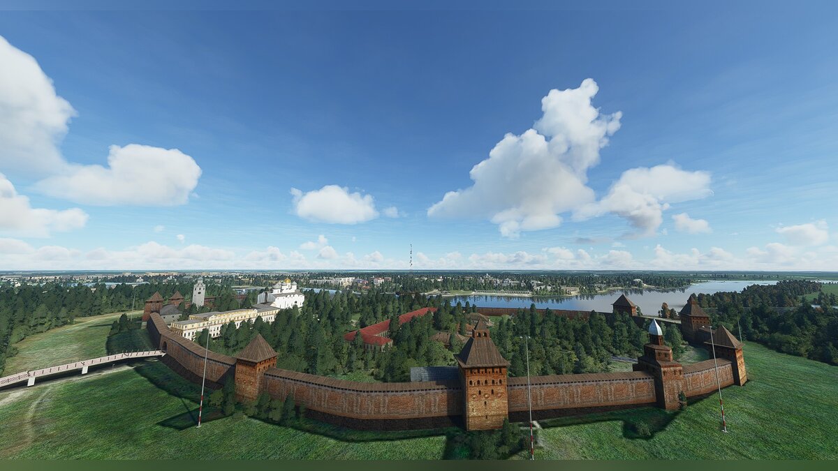 Microsoft Flight Simulator — Sights of Veliky Novgorod