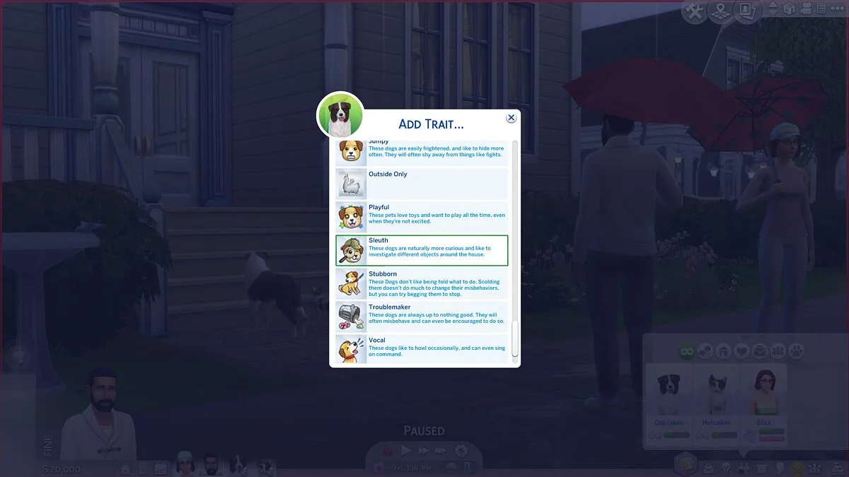 The Sims 4 — Більше рис CAS для симів (і для свійських тварин) (11.11.2020)