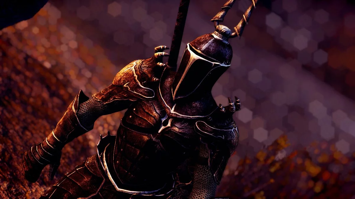 The Elder Scrolls 5: Skyrim Legendary Edition — Доспехи мрака из игры Demon's Souls