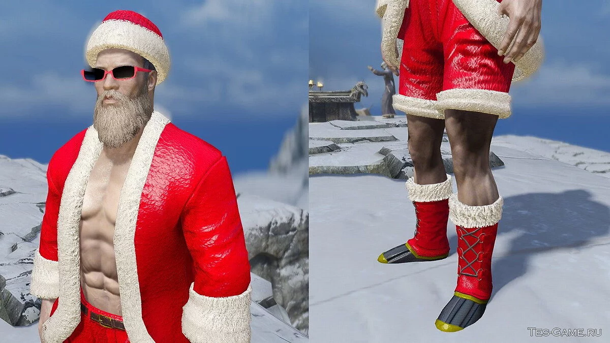 The Elder Scrolls 5: Skyrim Legendary Edition — Костюм Санта-Клауса