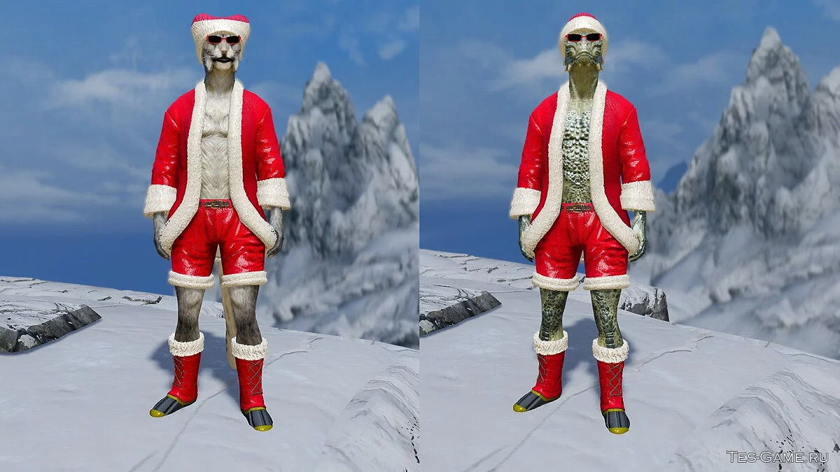 The Elder Scrolls 5: Skyrim Legendary Edition — Костюм Санта-Клауса