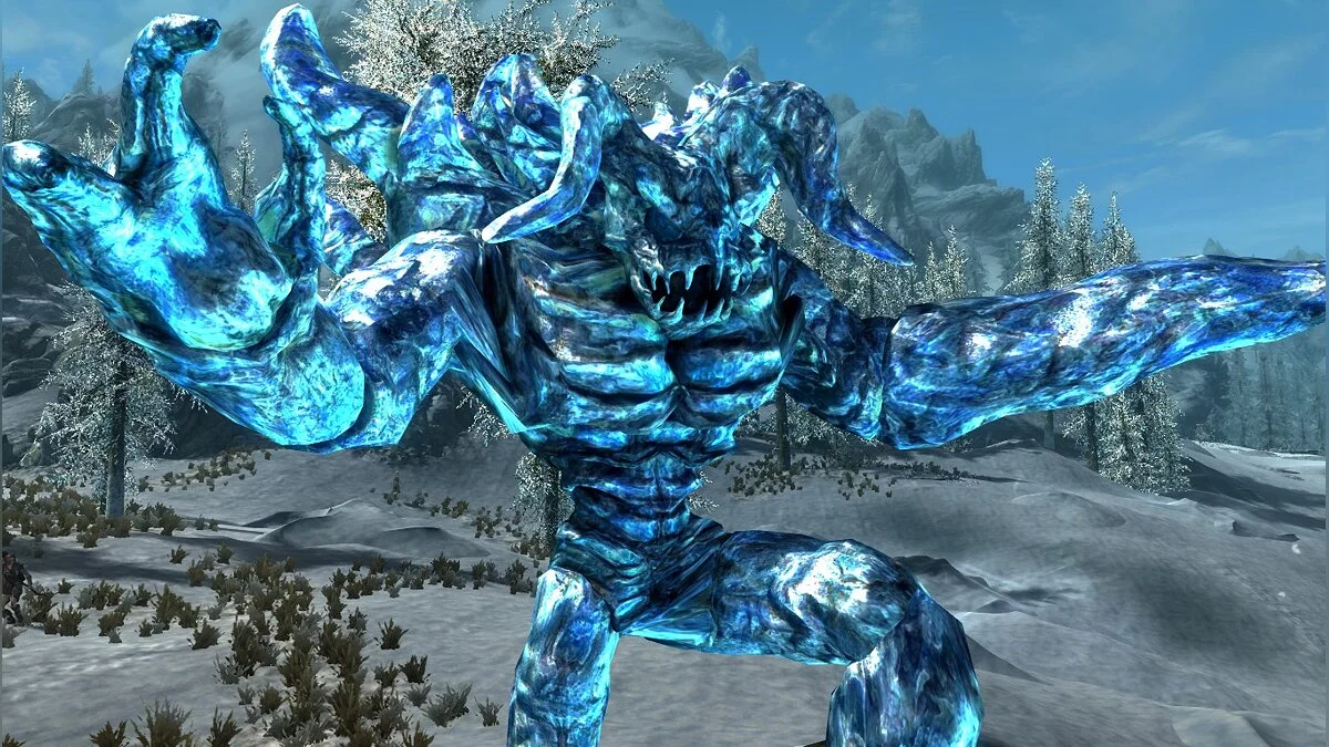Elder Scrolls 5: Skyrim Special Edition — Ледяной голем 