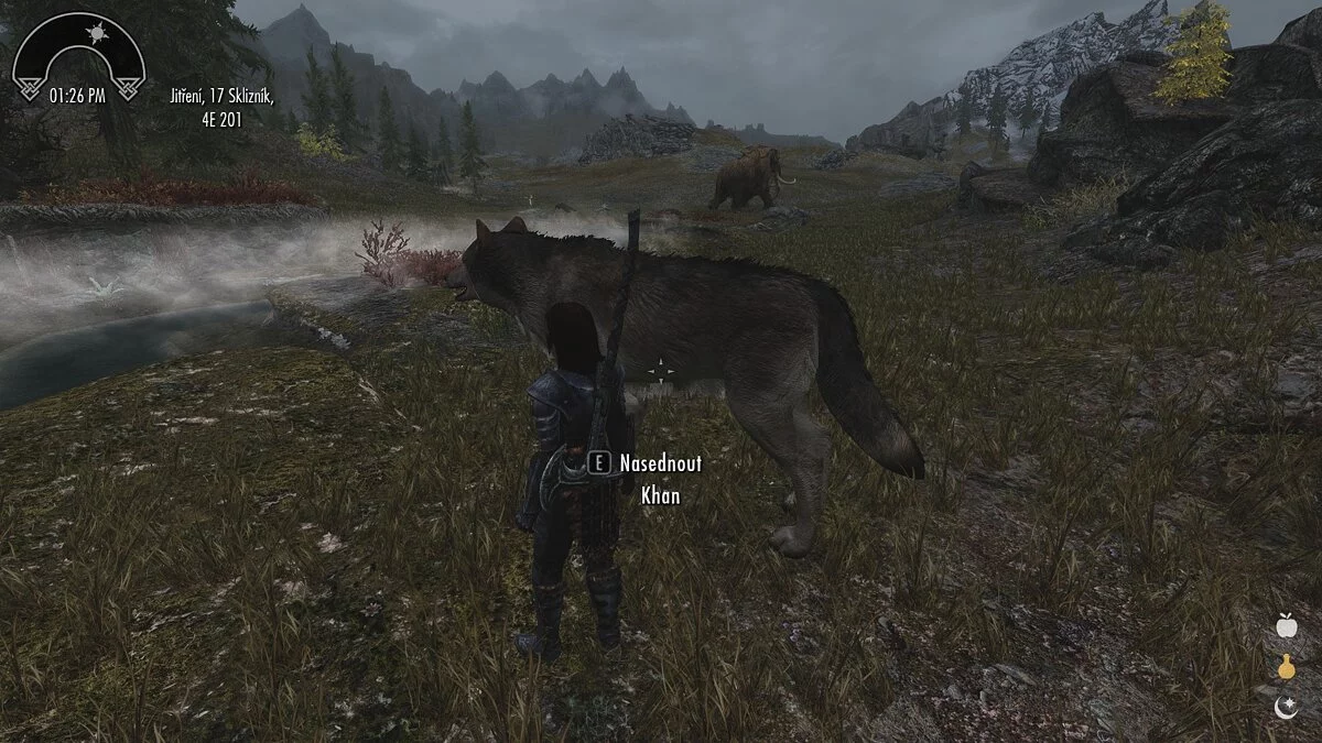 The Elder Scrolls 5: Skyrim Legendary Edition — Khan - riding wolf