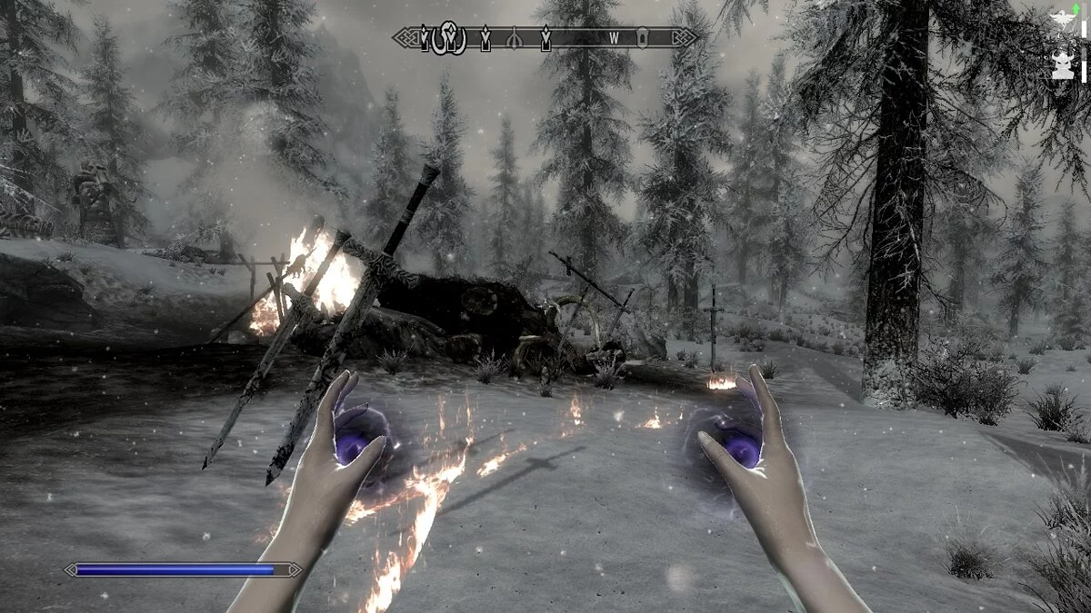 The Elder Scrolls 5: Skyrim Legendary Edition — Заклик меча, що літає