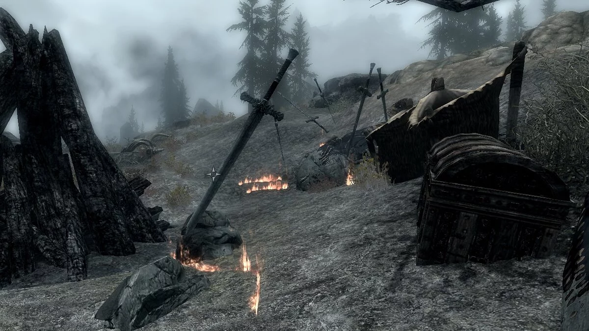 The Elder Scrolls 5: Skyrim Legendary Edition — Summon Flying Sword