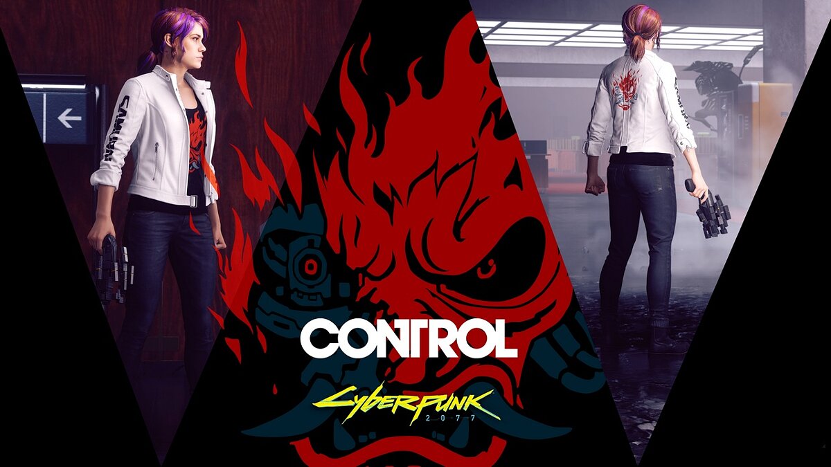 Control: The Foundation — Jacket and top in the style of Cyberpunk 2077