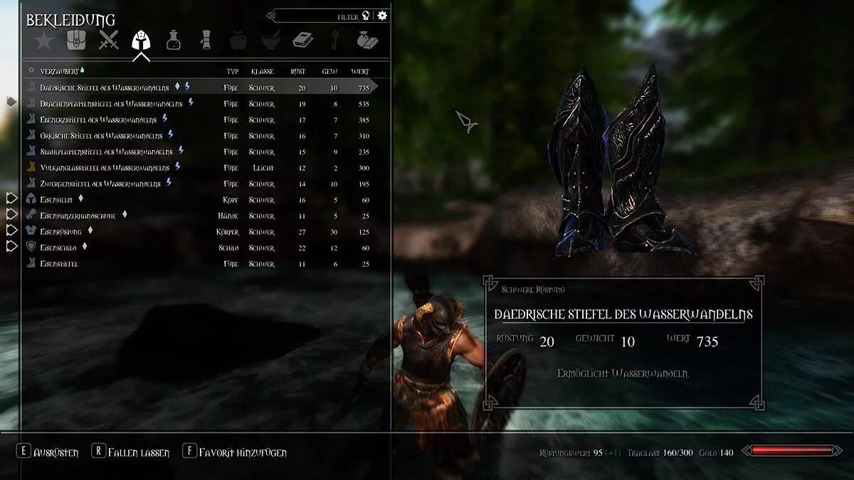 Elder Scrolls 5: Skyrim Special Edition — Хождение по воде