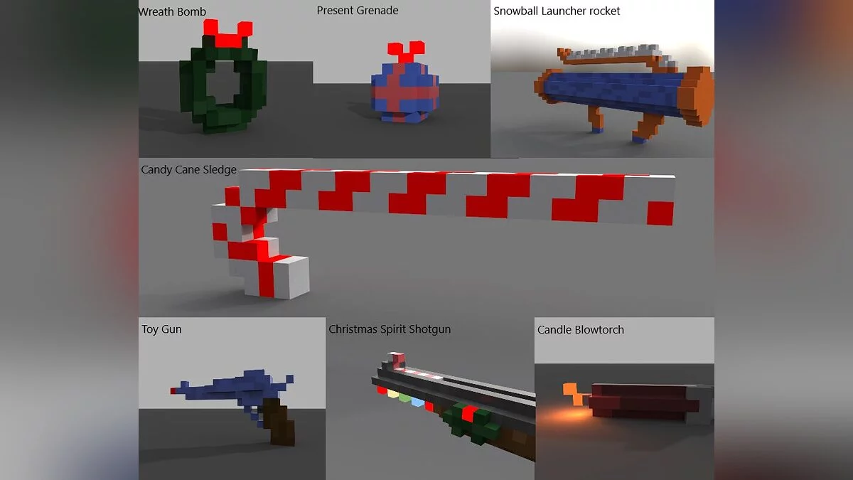 Teardown — Paquete de armas navideñas