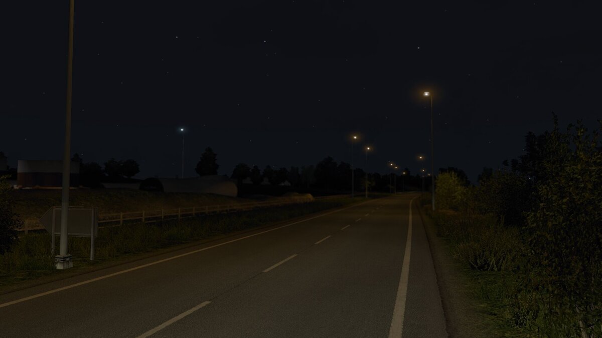 Euro Truck Simulator 2 — SiSL's City Lighting - realistic lighting