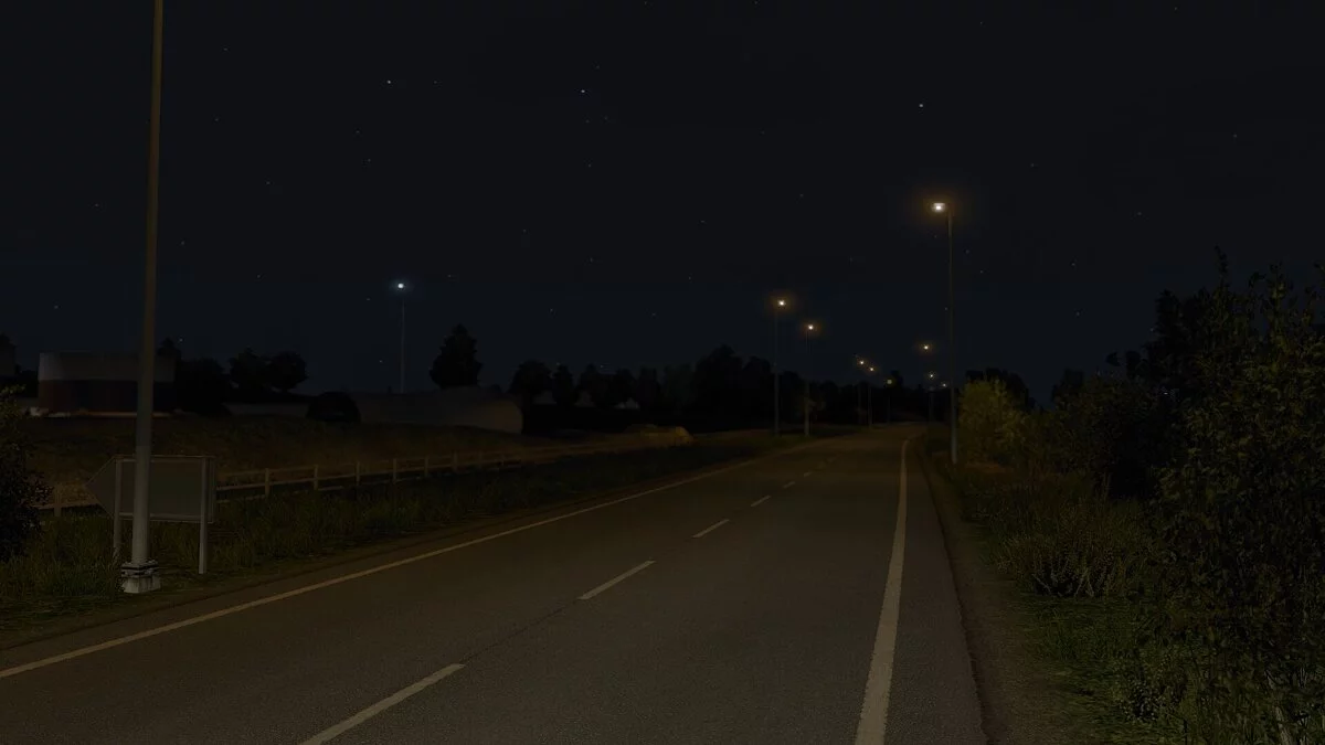 Euro Truck Simulator 2 — SiSL's City Lighting - realistic lighting