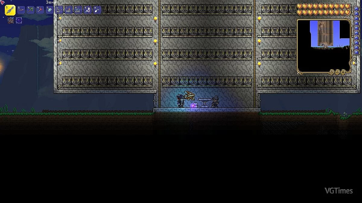 Terraria — Mapa para completar logros con la pesca.