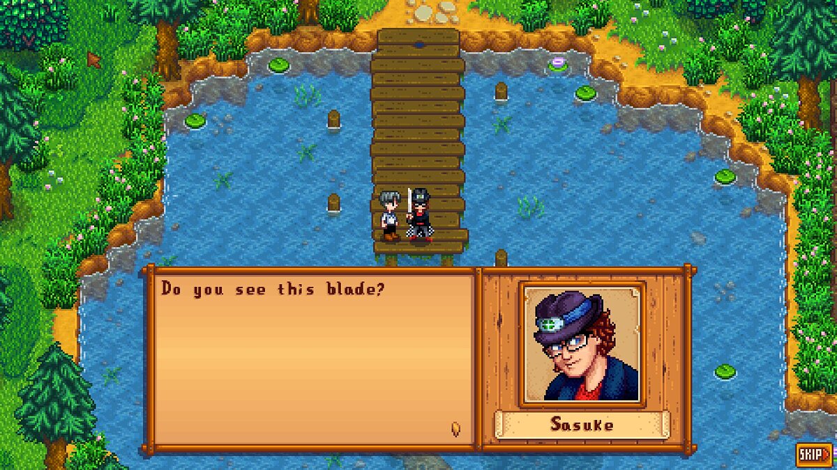 Stardew Valley — Sasuke is a new character